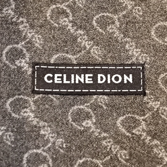 CELINE DION Gray VIP Cashmere Scarf. "Courage" Tour. 72x12. New Without Tag. - Picture 2 of 12